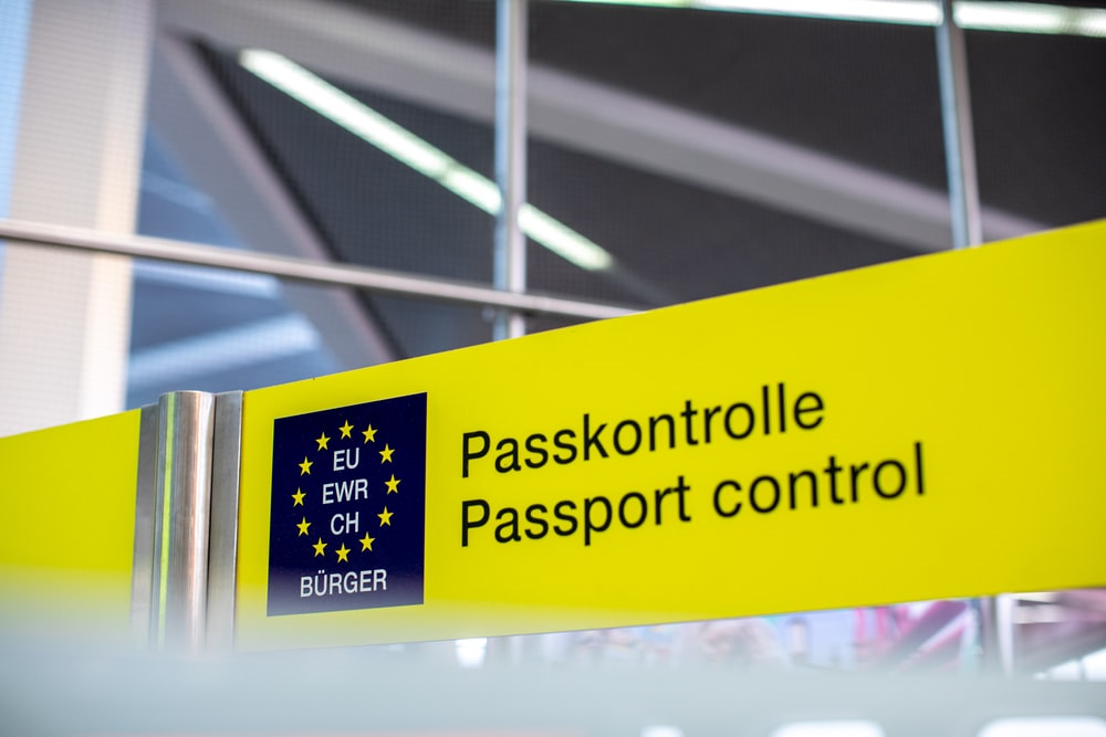 EU-grens paspoortcontrole