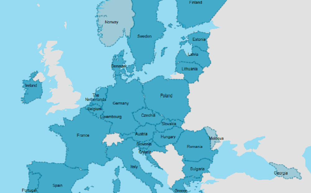 EMN-leden in Europa