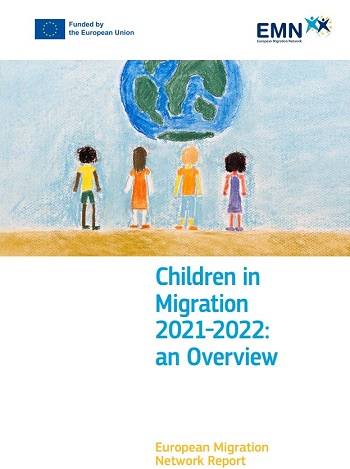 Cover Annual report Children in migration 2021-2022