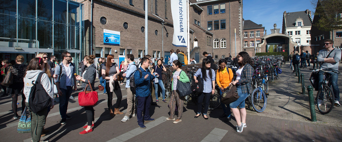 Internationale studenten Maastricht University. | Foto: UM/Harry Heuts, 2015 