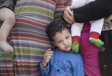 Migrants and refugees in the Greek island of Lesbos. Foto: IOM 2015