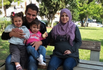 Syrisch gezin wacht in Griekenland op plaatsing in Europa. Foto: IOM 2016